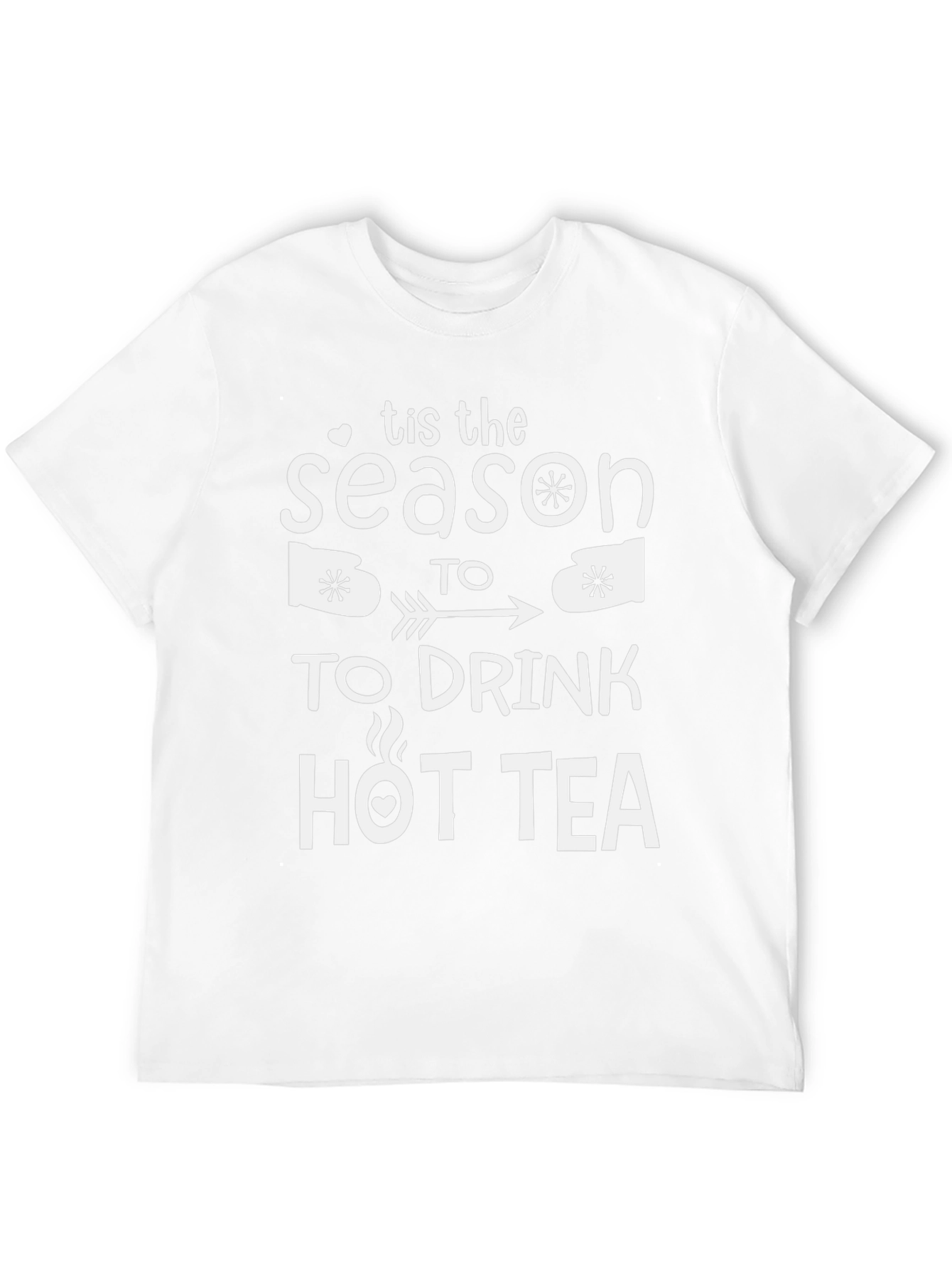 Tis the Season to Drink Hot Tea Graphic Tee