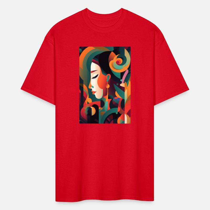 Abstract Face Art - Innocent and Pure