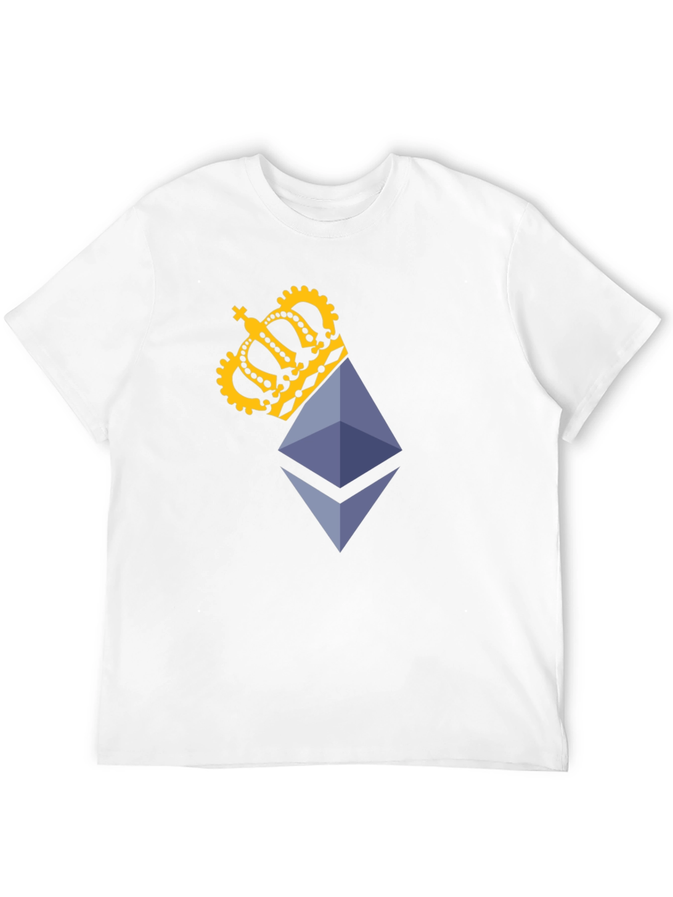 Ethereum King Black T-Shirt - Crypto Fashion