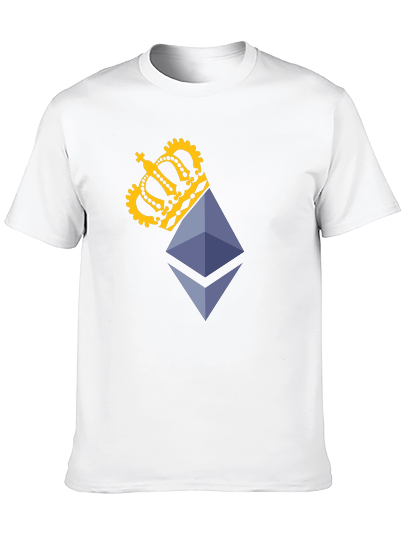 Ethereum King Black T-Shirt - Crypto Fashion
