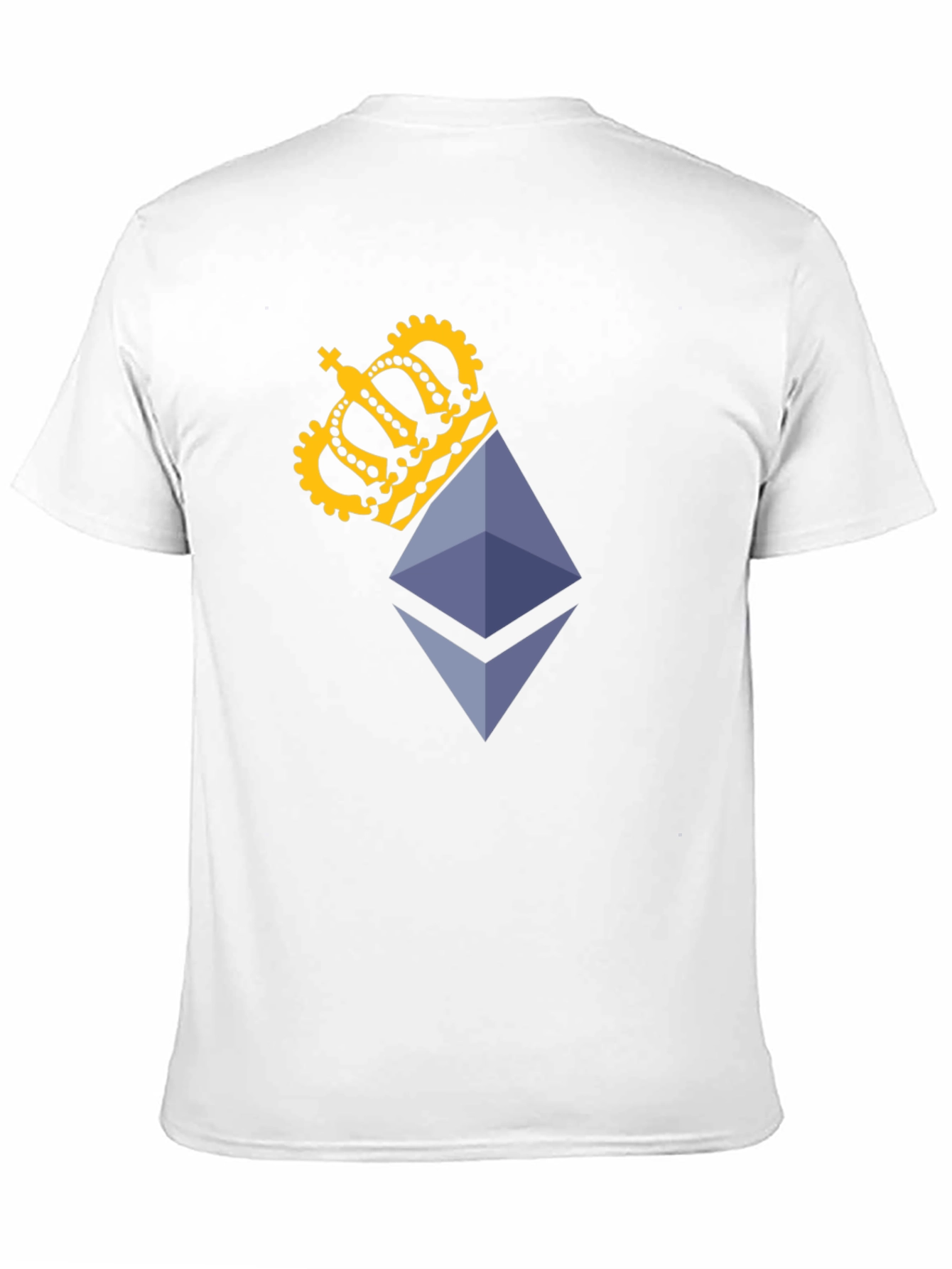Ethereum King Black T-Shirt - Crypto Fashion