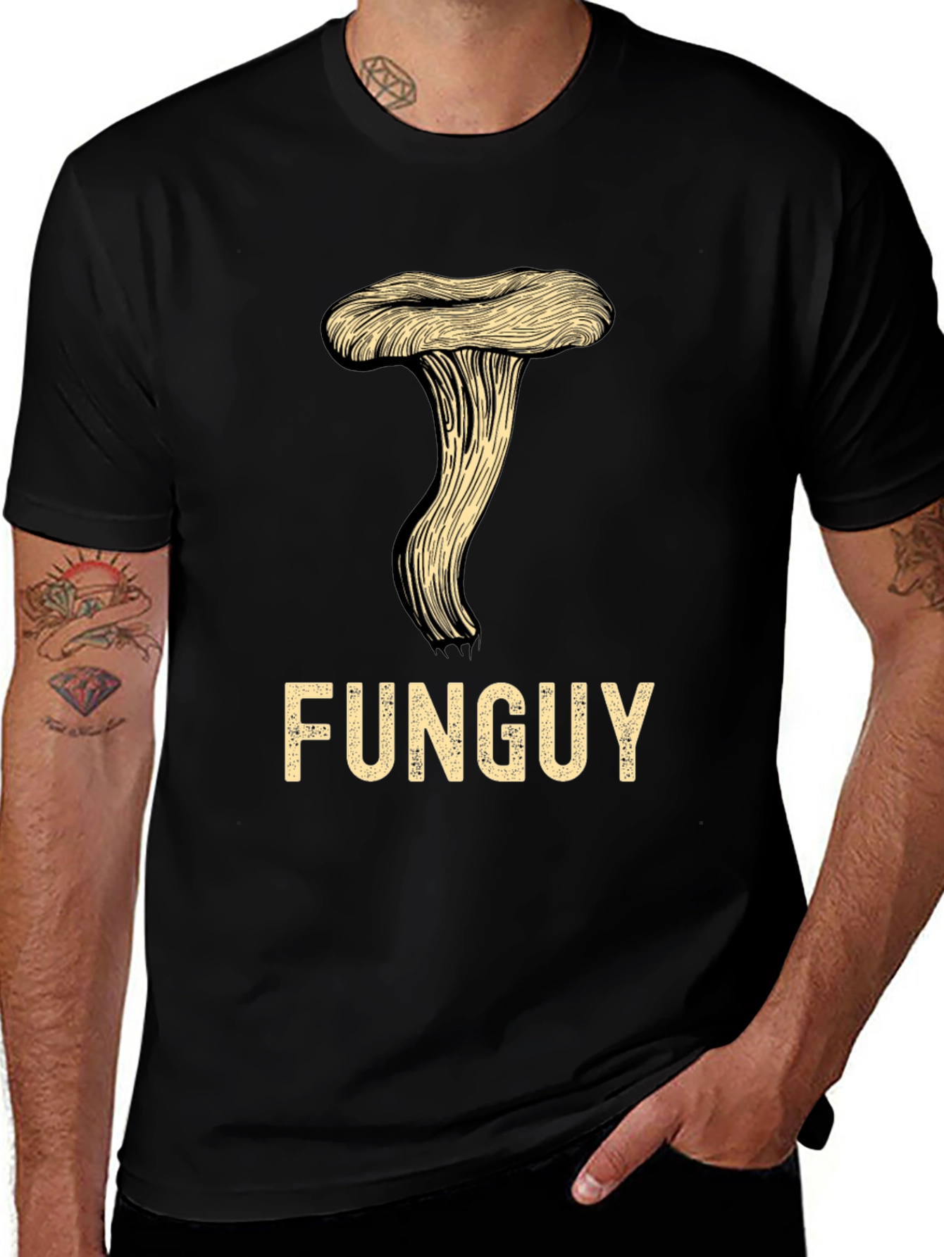 FunGuy T-Shirt - Novelty Mushroom Graphic Tee
