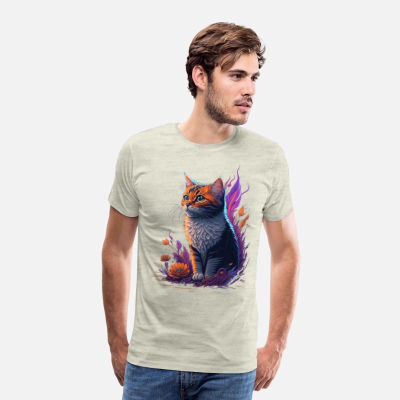 Adorable cute colorful cat