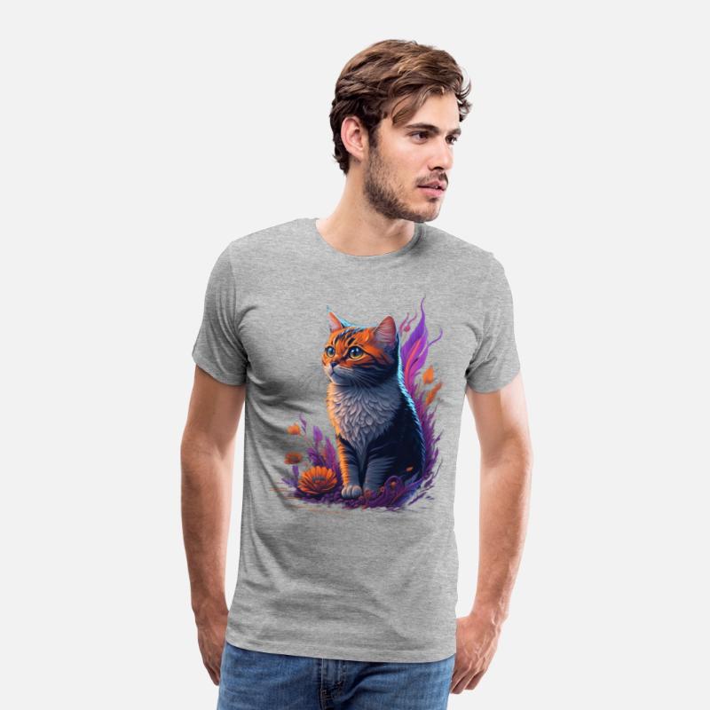 Adorable cute colorful cat