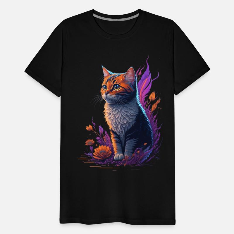 Adorable cute colorful cat