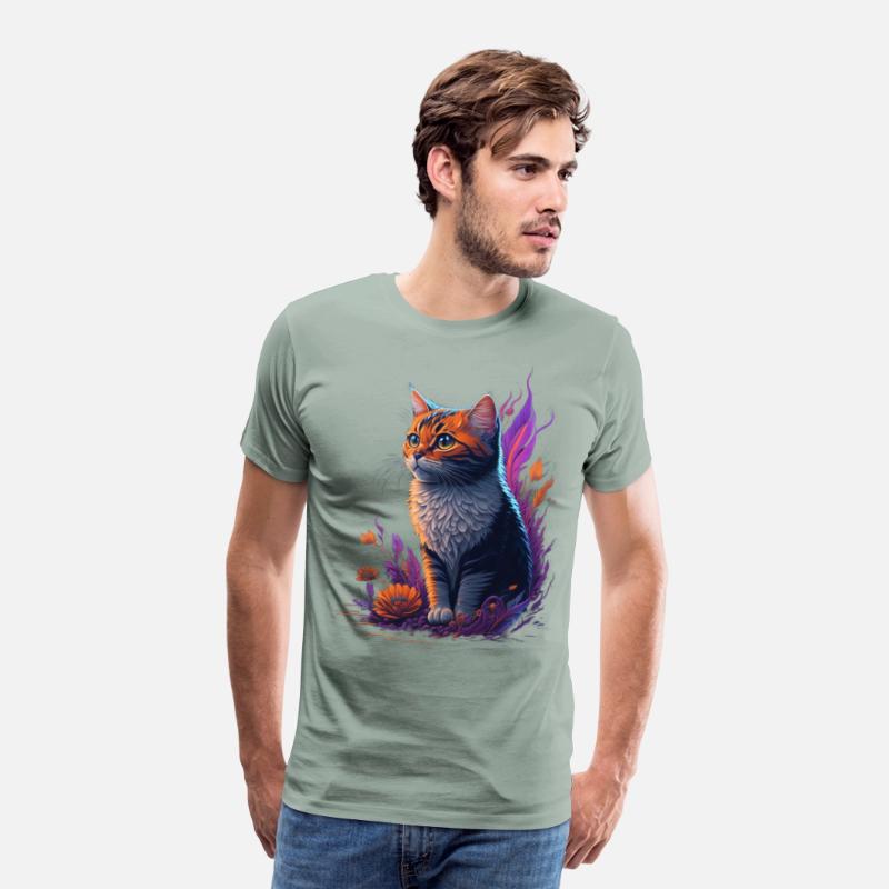 Adorable cute colorful cat