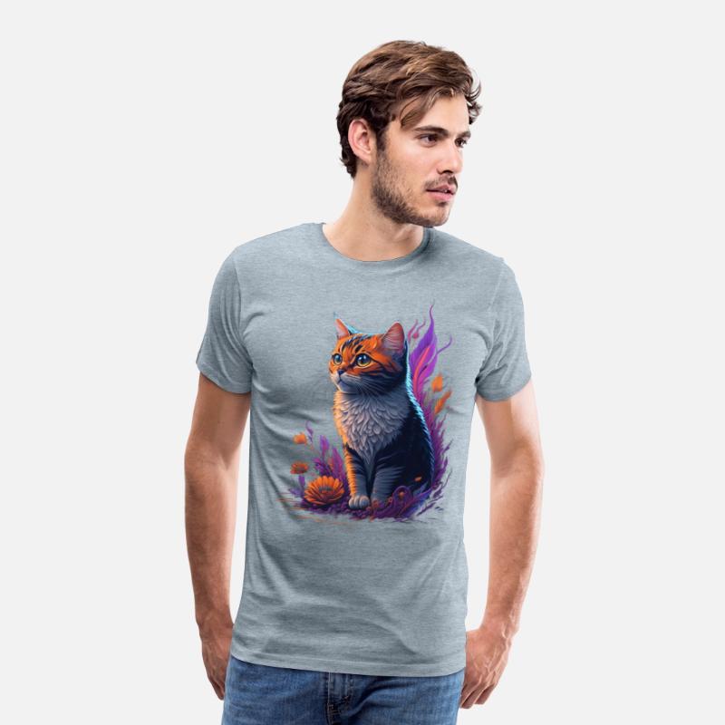 Adorable cute colorful cat