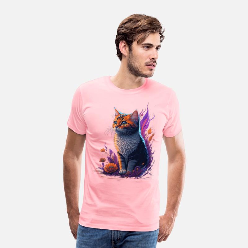 Adorable cute colorful cat