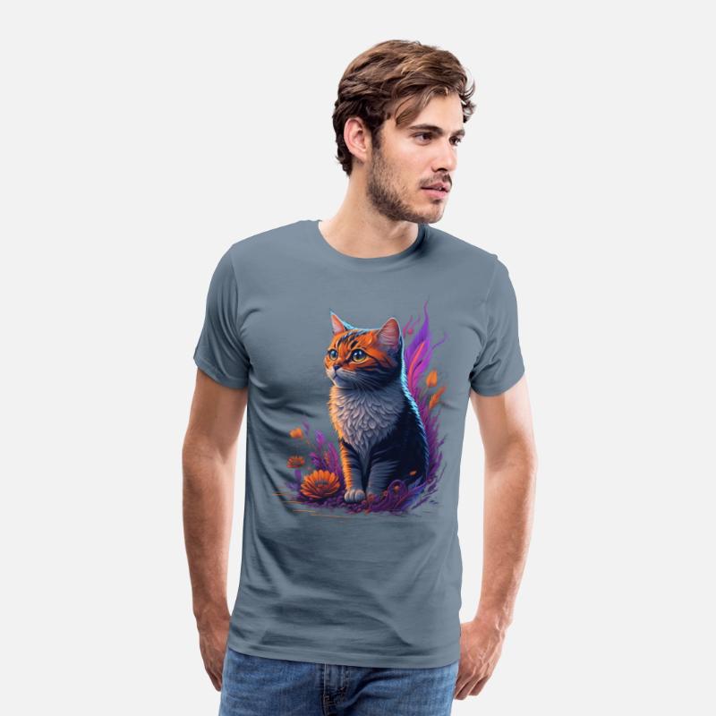 Adorable cute colorful cat