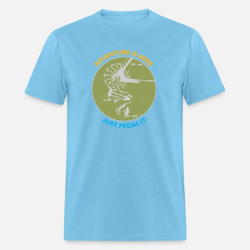 Adventure Is Here, Just Pedal It Biking Shirt