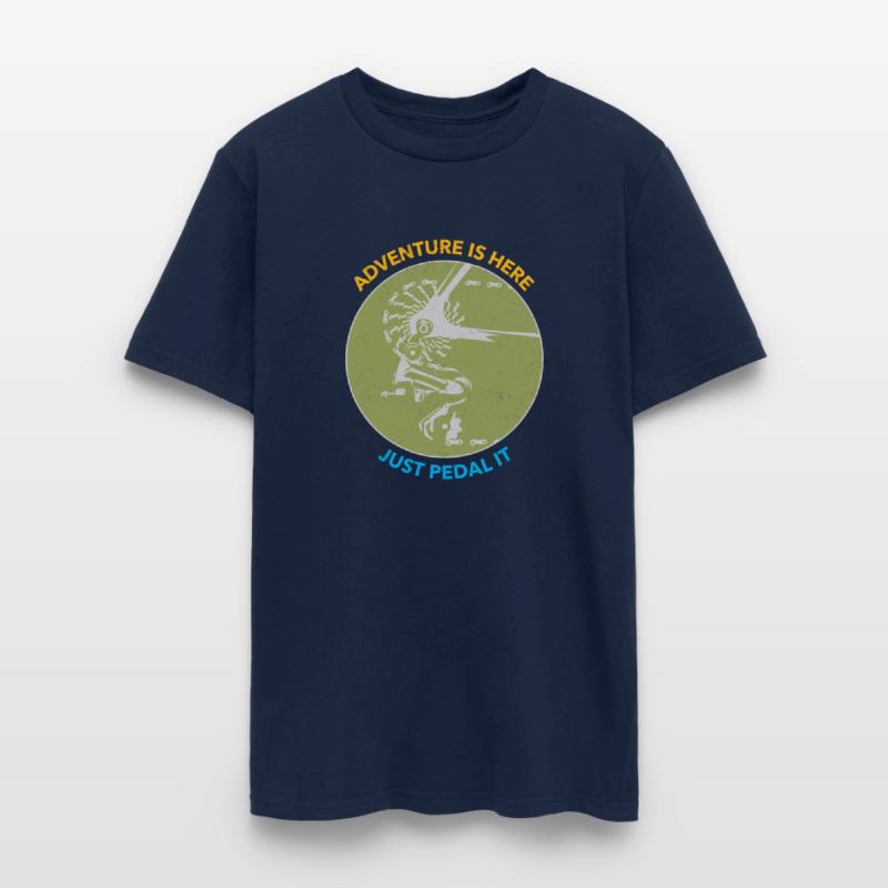 Adventure Is Here, Just Pedal It Biking Shirt