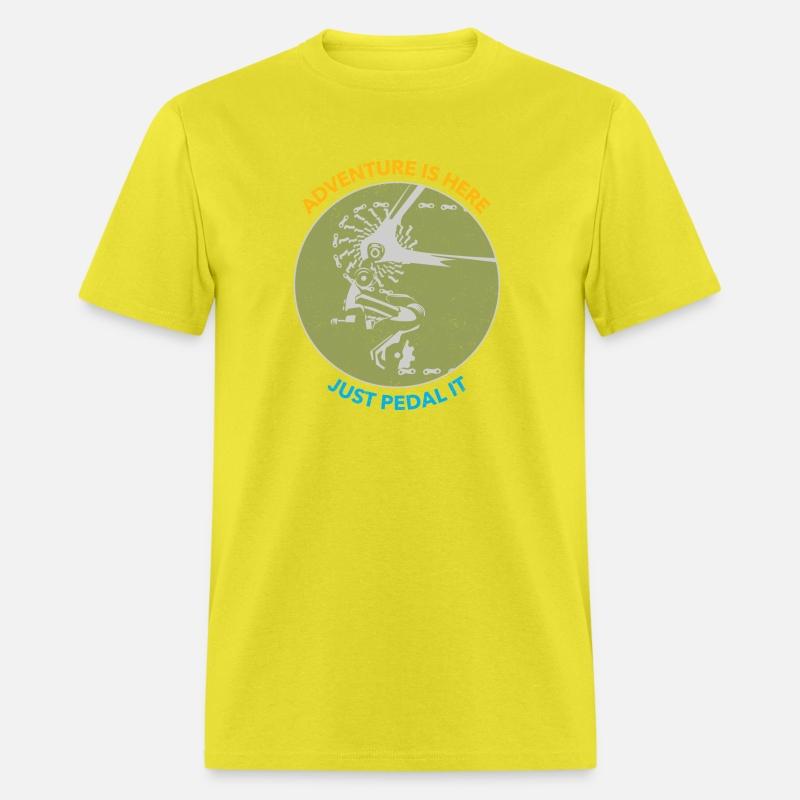 Adventure Is Here, Just Pedal It Biking Shirt