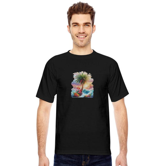 Ai Generated T-Shirt Design Paradise royalty