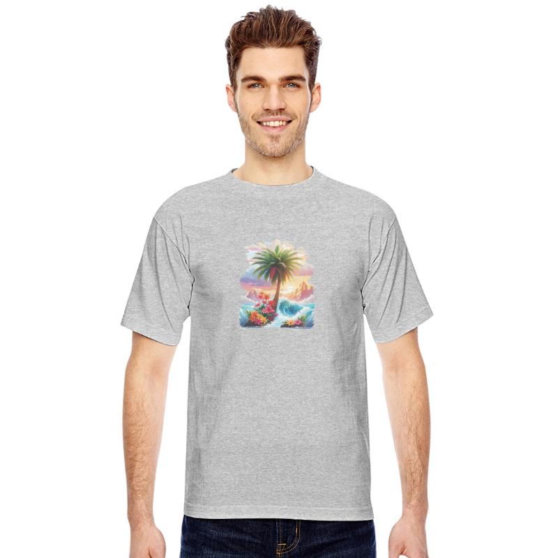 Ai Generated T-Shirt Design Paradise royalty