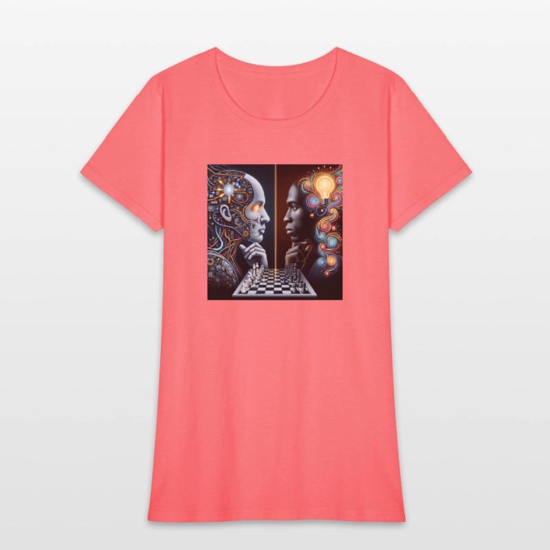 AI vs Human Intelligence by Amy creation