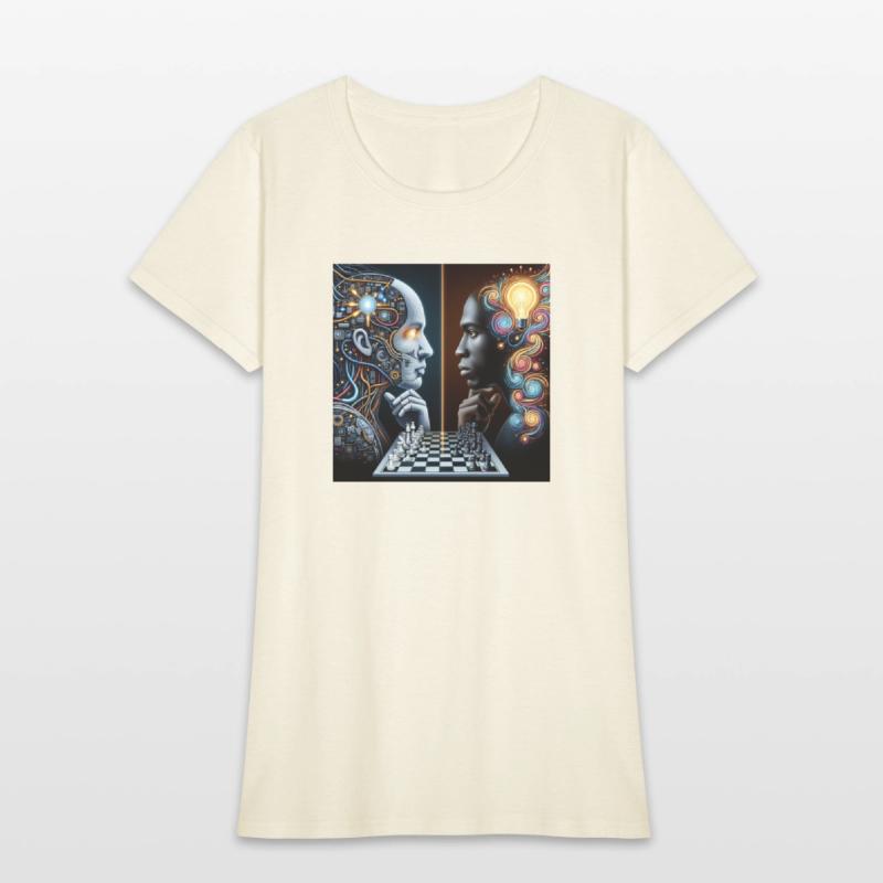 AI vs Human Intelligence by Amy creation