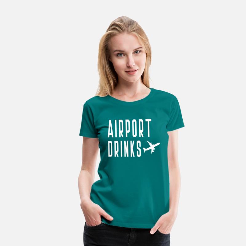 Airport Drinks Vaca Honeymoon Vacation Trip Airpla