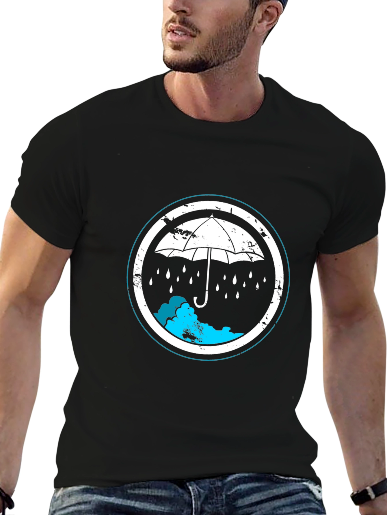 Umbrella Academy T-Shirt Black Cotton Blend