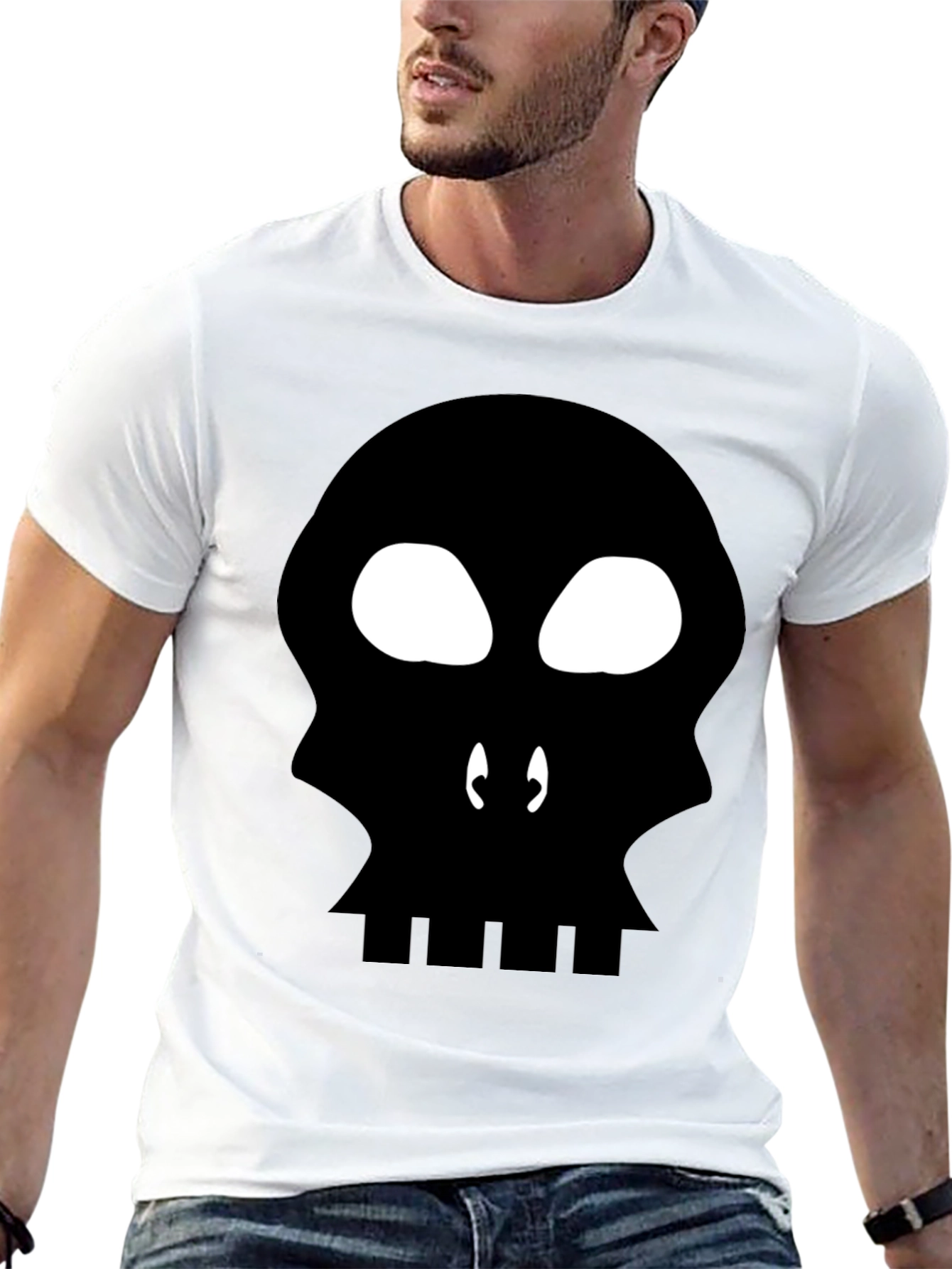 Skull Graphic Black T-Shirt