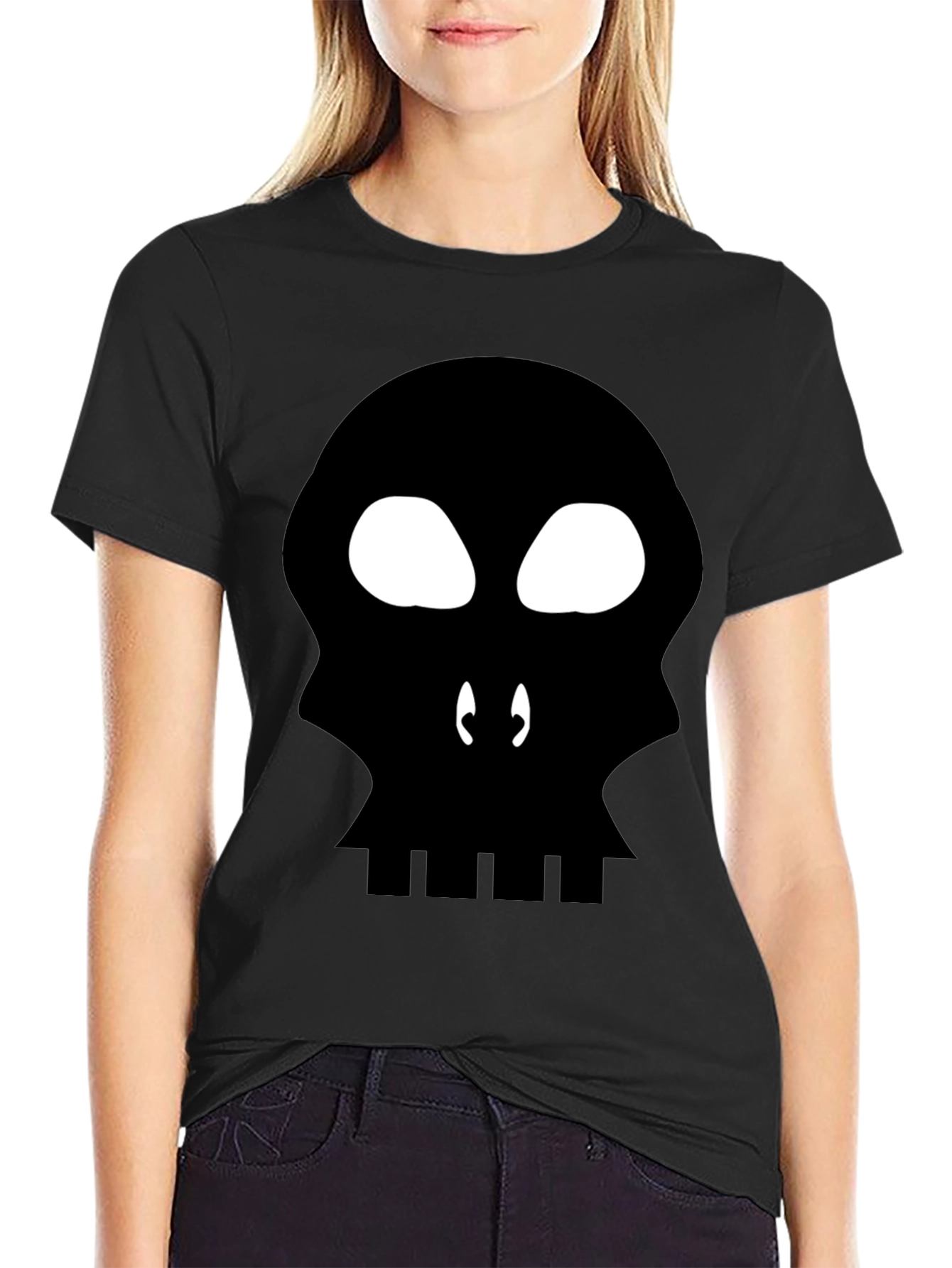 Skull Graphic Black T-Shirt