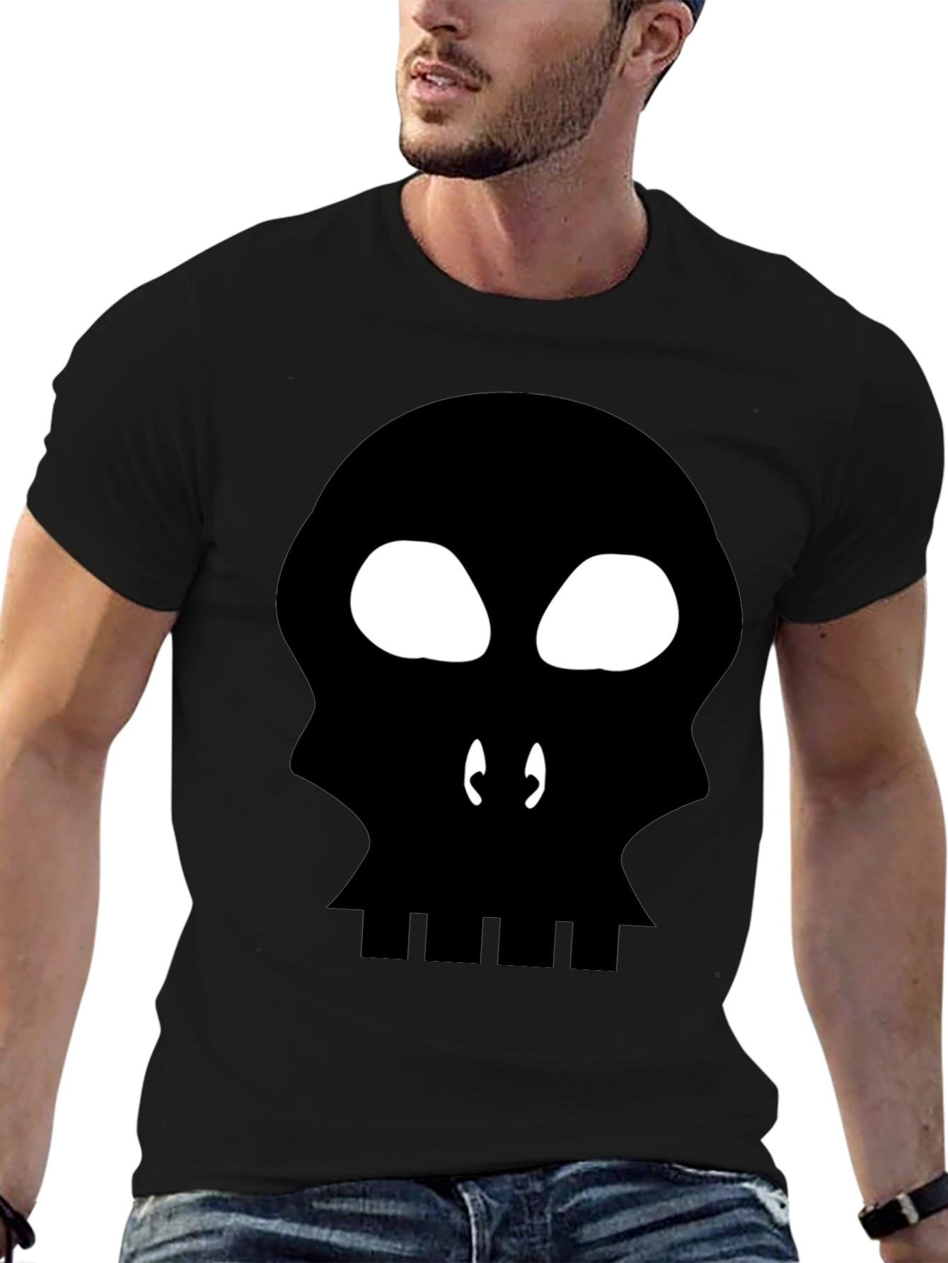 Skull Graphic Black T-Shirt
