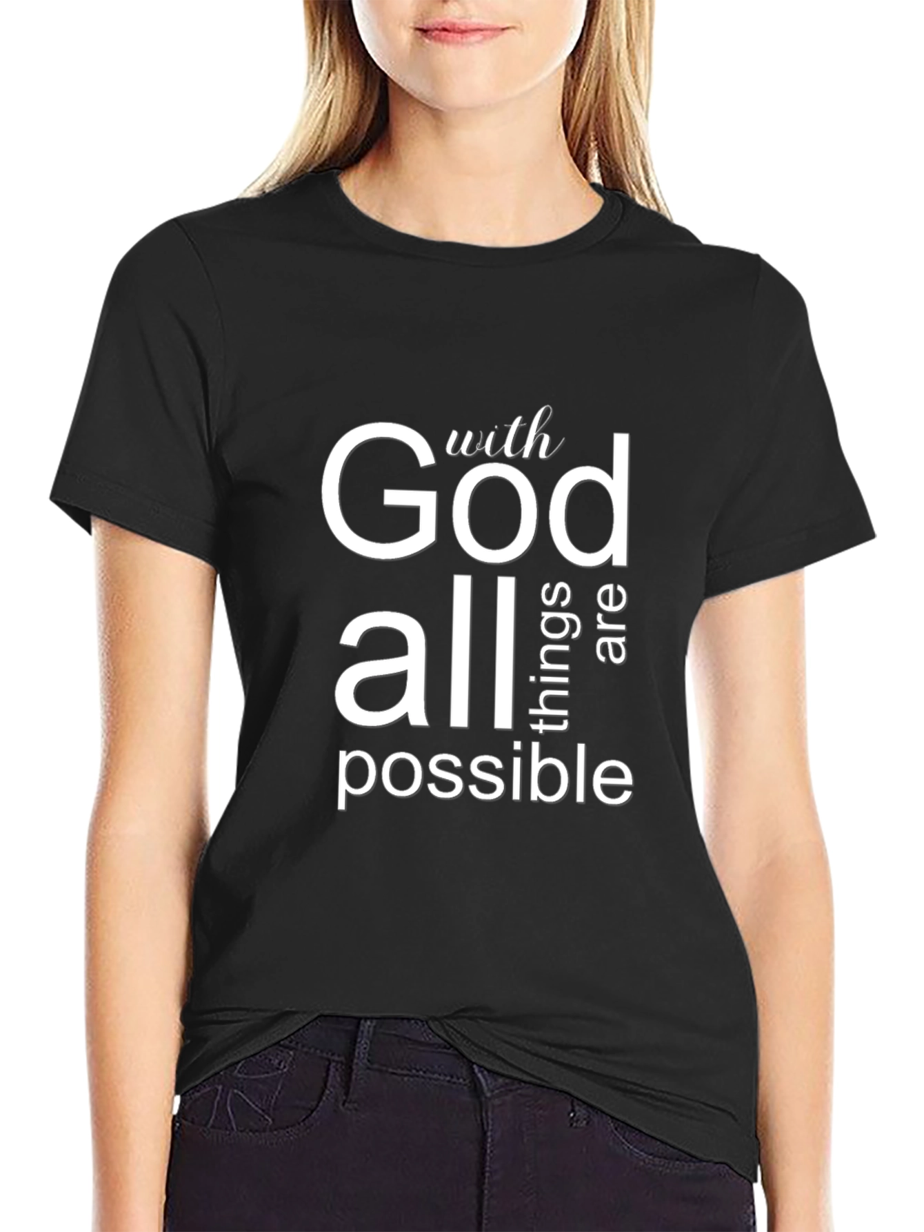 With God All Things Are Possible Tee