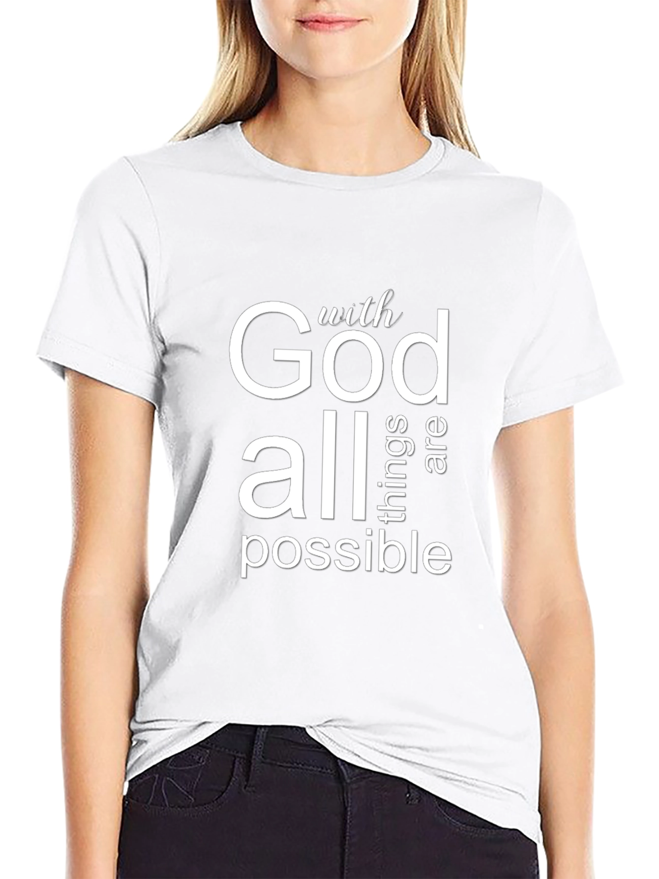With God All Things Are Possible Tee