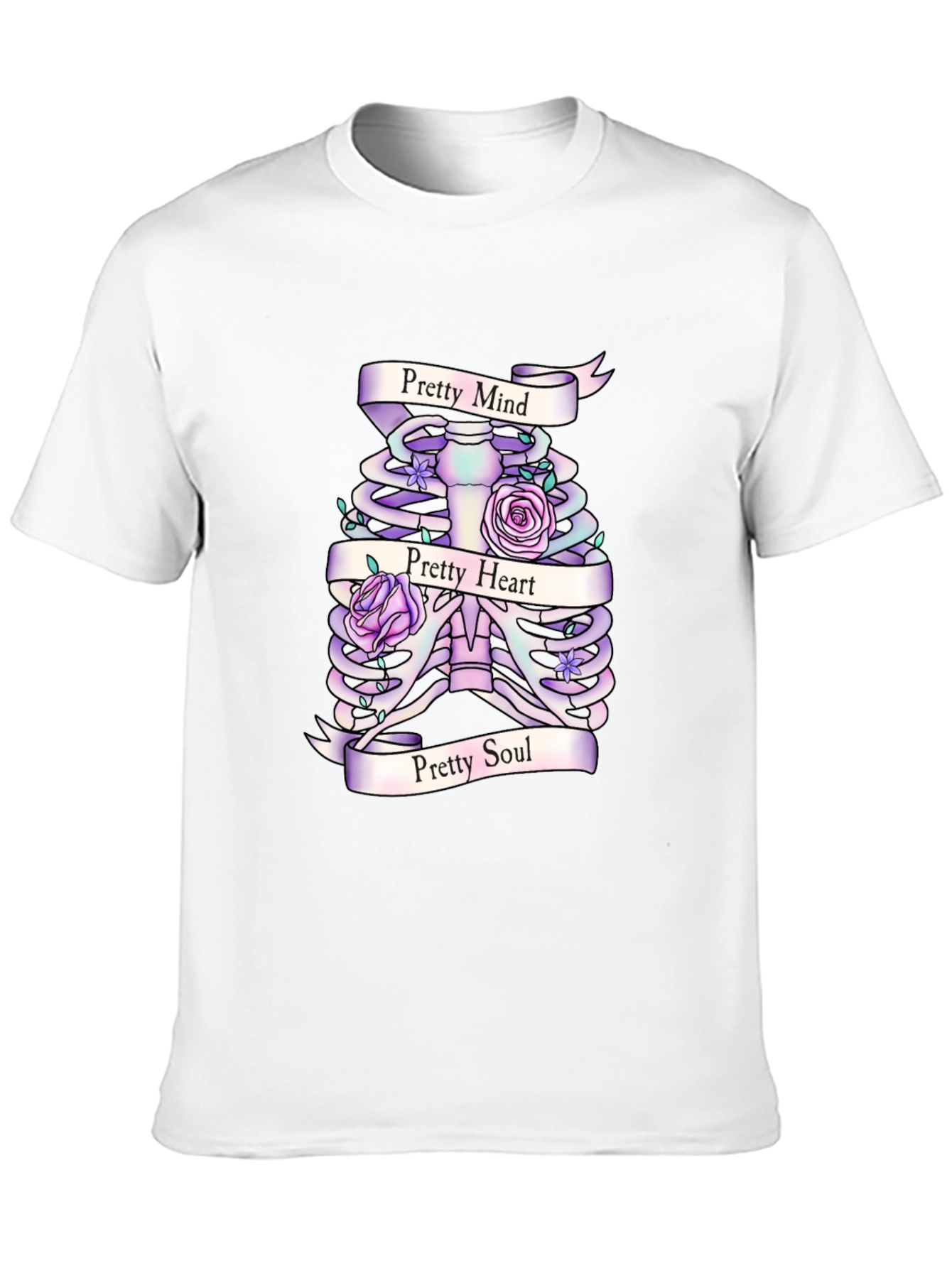 Pretty Mind Heart Soul Ribcage T-Shirt