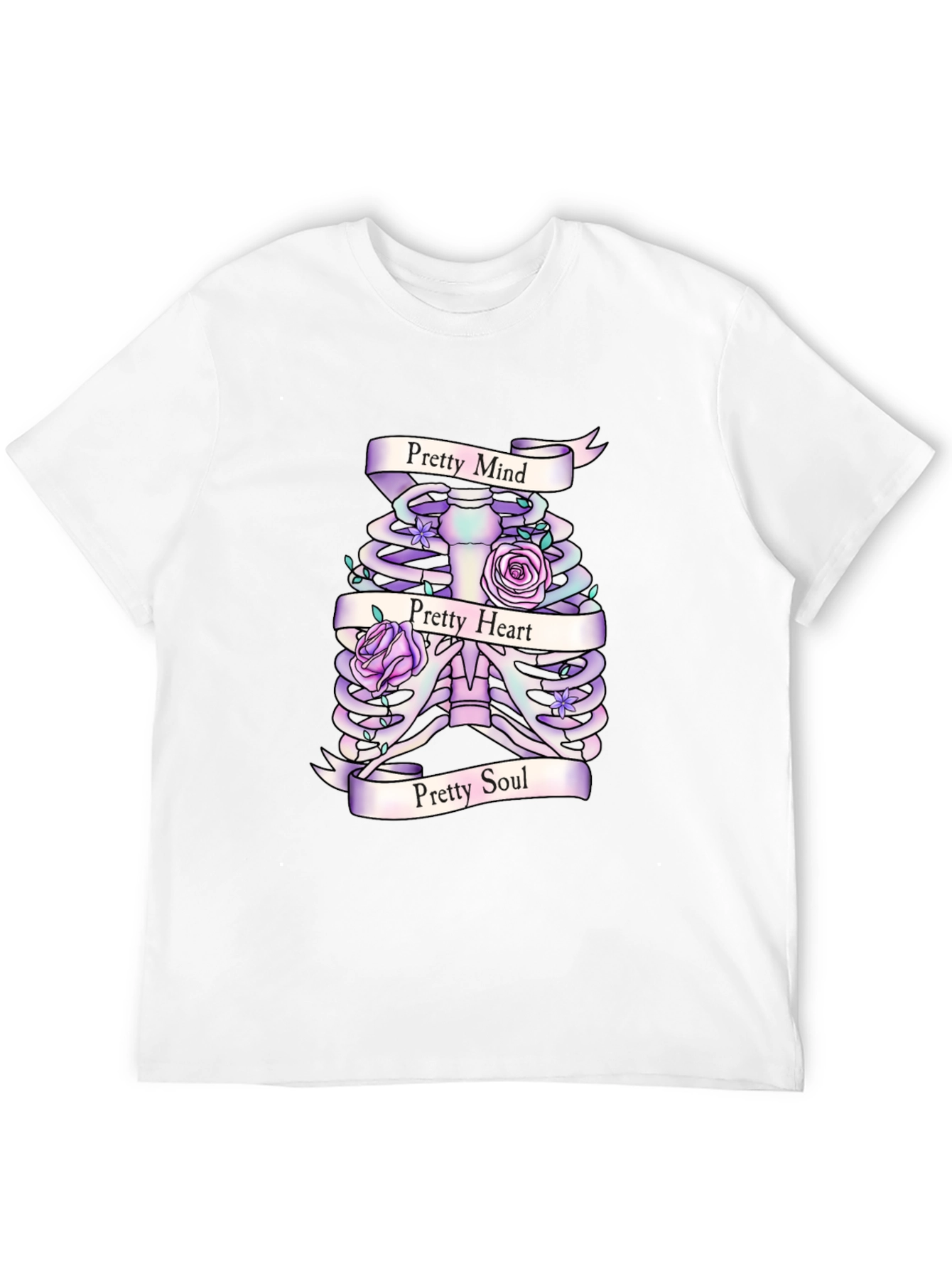 Pretty Mind Heart Soul Ribcage T-Shirt