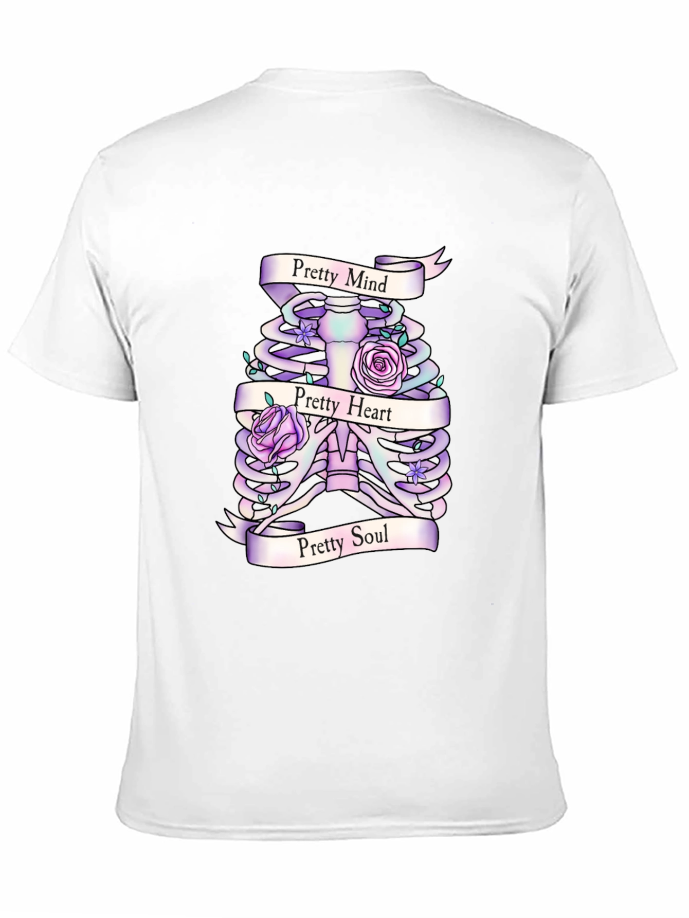Pretty Mind Heart Soul Ribcage T-Shirt