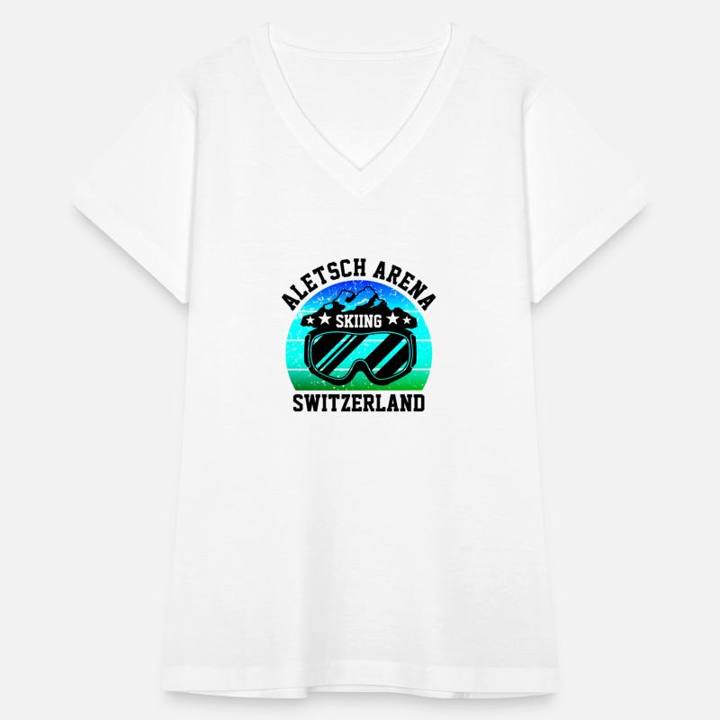 Aletsch arena switzerland, retro sunset skiing.