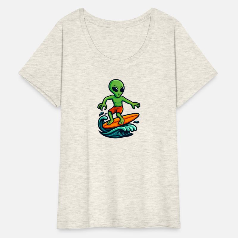alien surfing