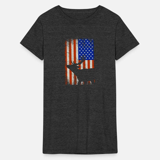 American Flag Patriot Deer Hunter