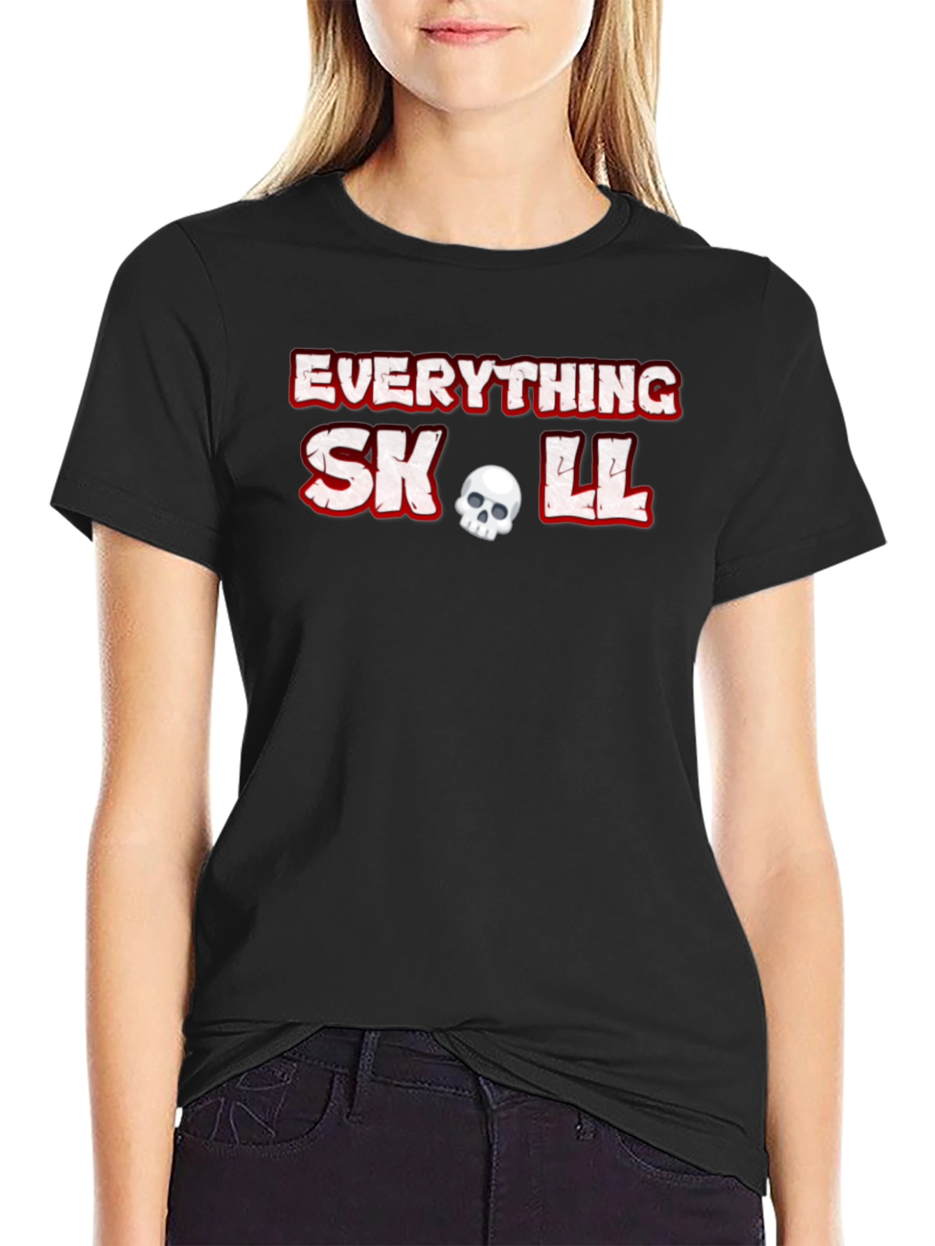 Everything Skull Black T-Shirt