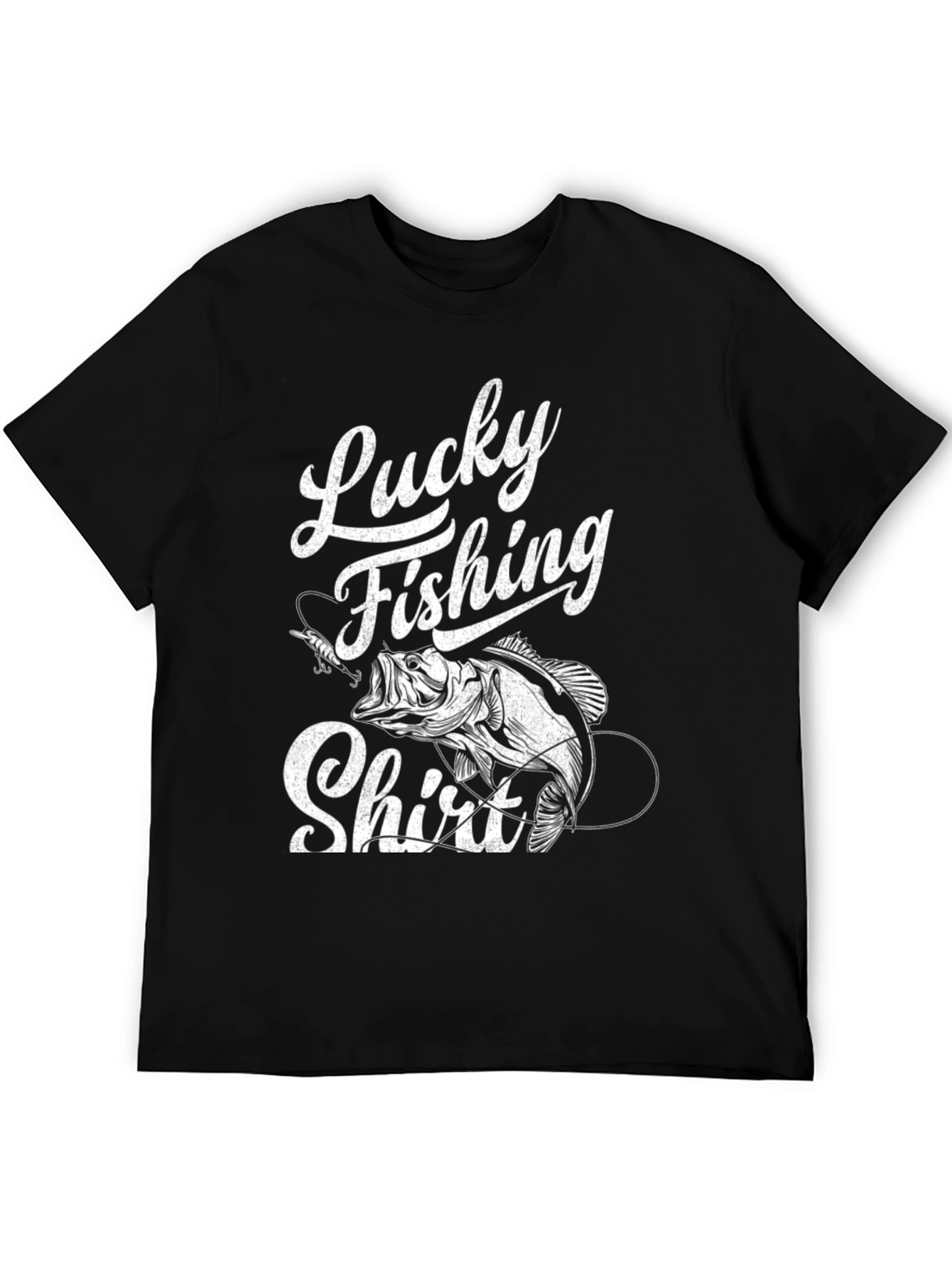 Lucky Fishing Shirt - Bass Graphic Tee