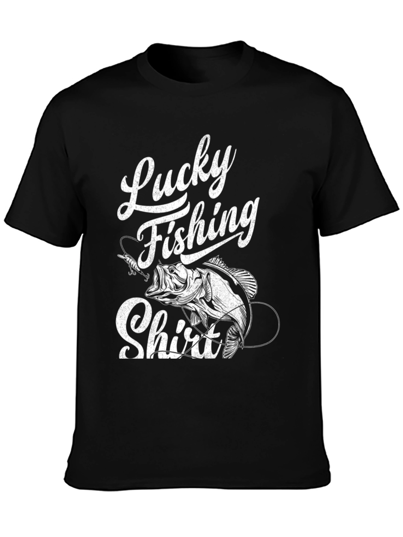 Lucky Fishing Shirt - Bass Graphic Tee