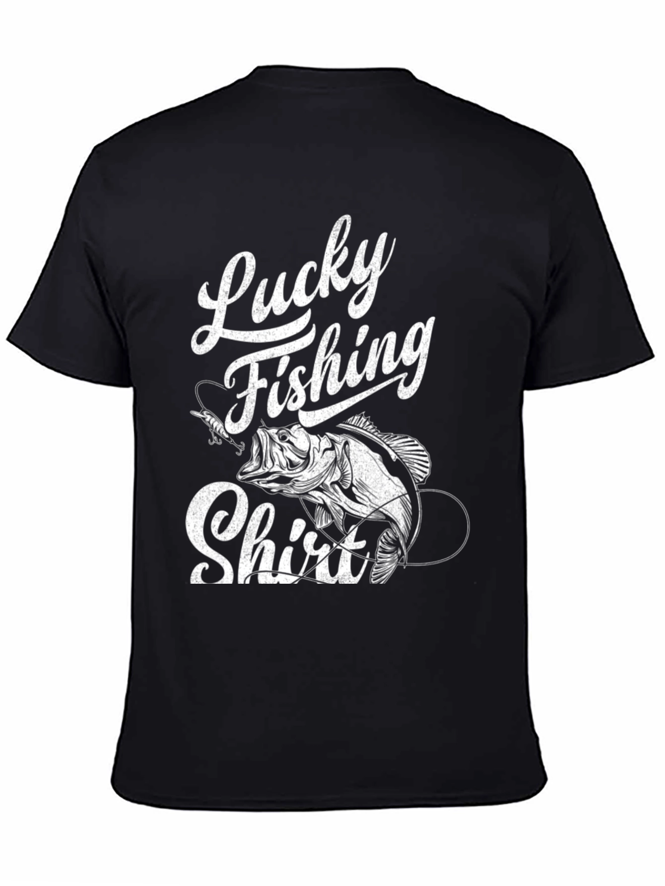 Lucky Fishing Shirt - Bass Graphic Tee