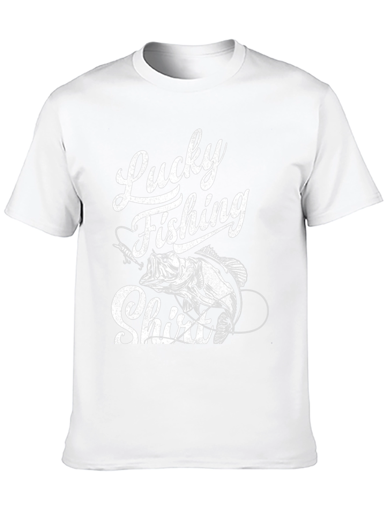 Lucky Fishing Shirt - Bass Graphic Tee