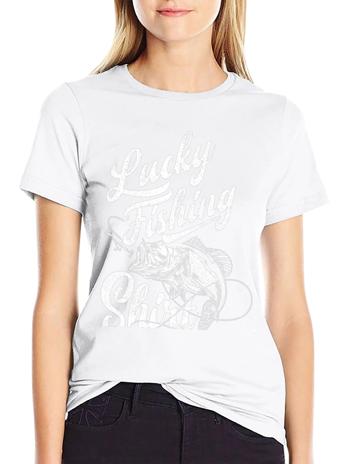 Lucky Fishing Shirt - Bass Graphic Tee