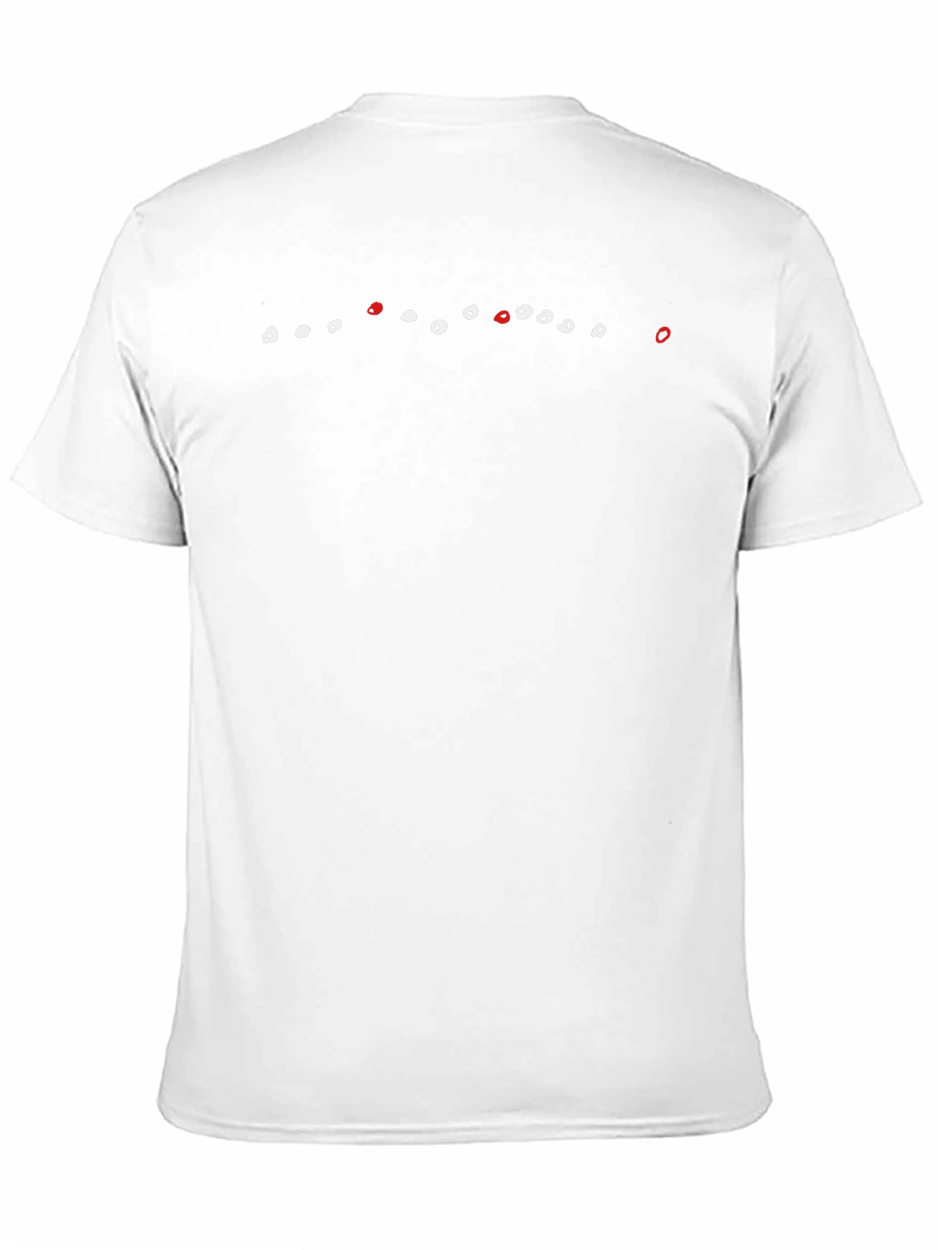 Abstract Dot Pattern Black T-Shirt