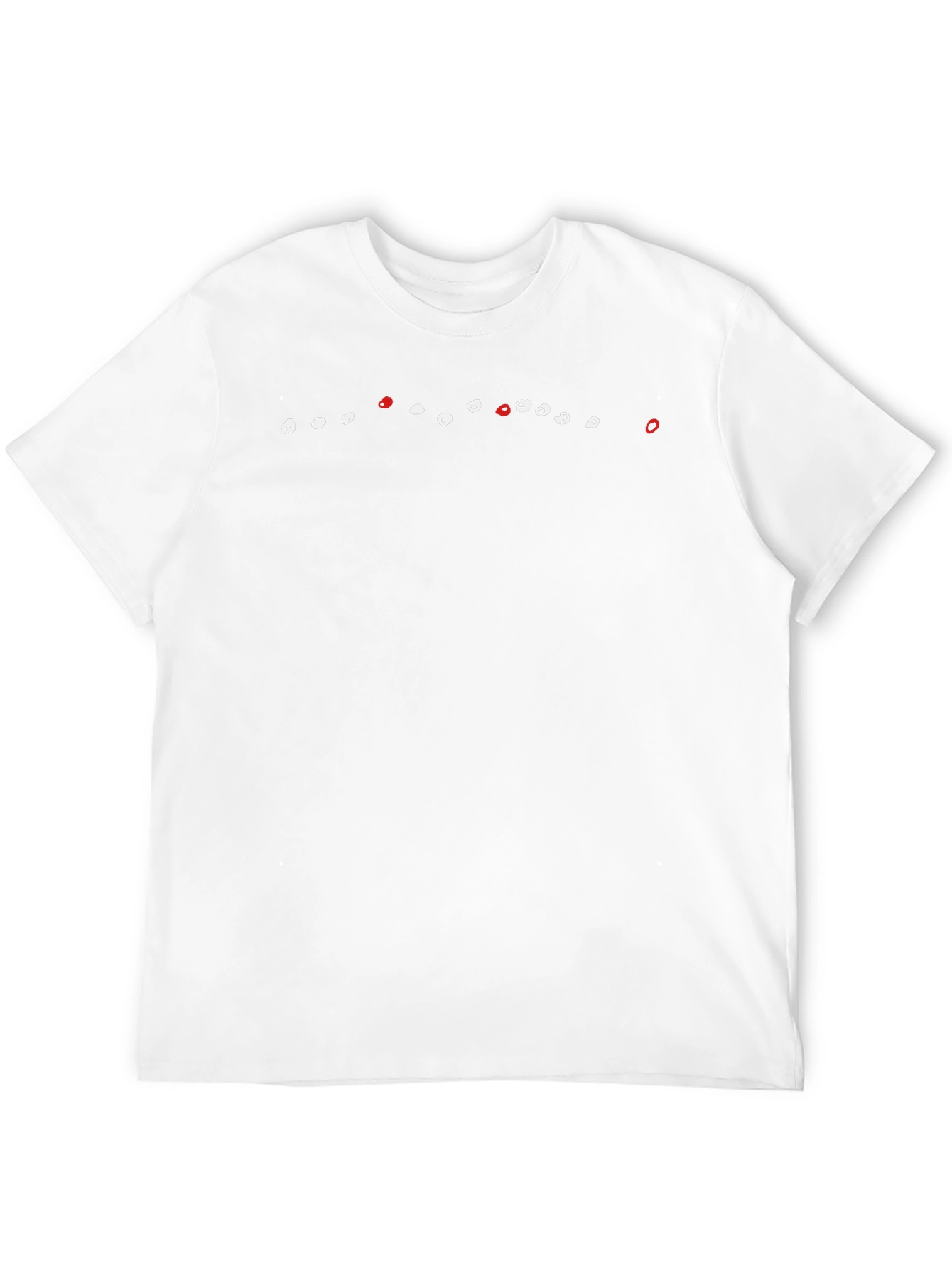 Abstract Dot Pattern Black T-Shirt