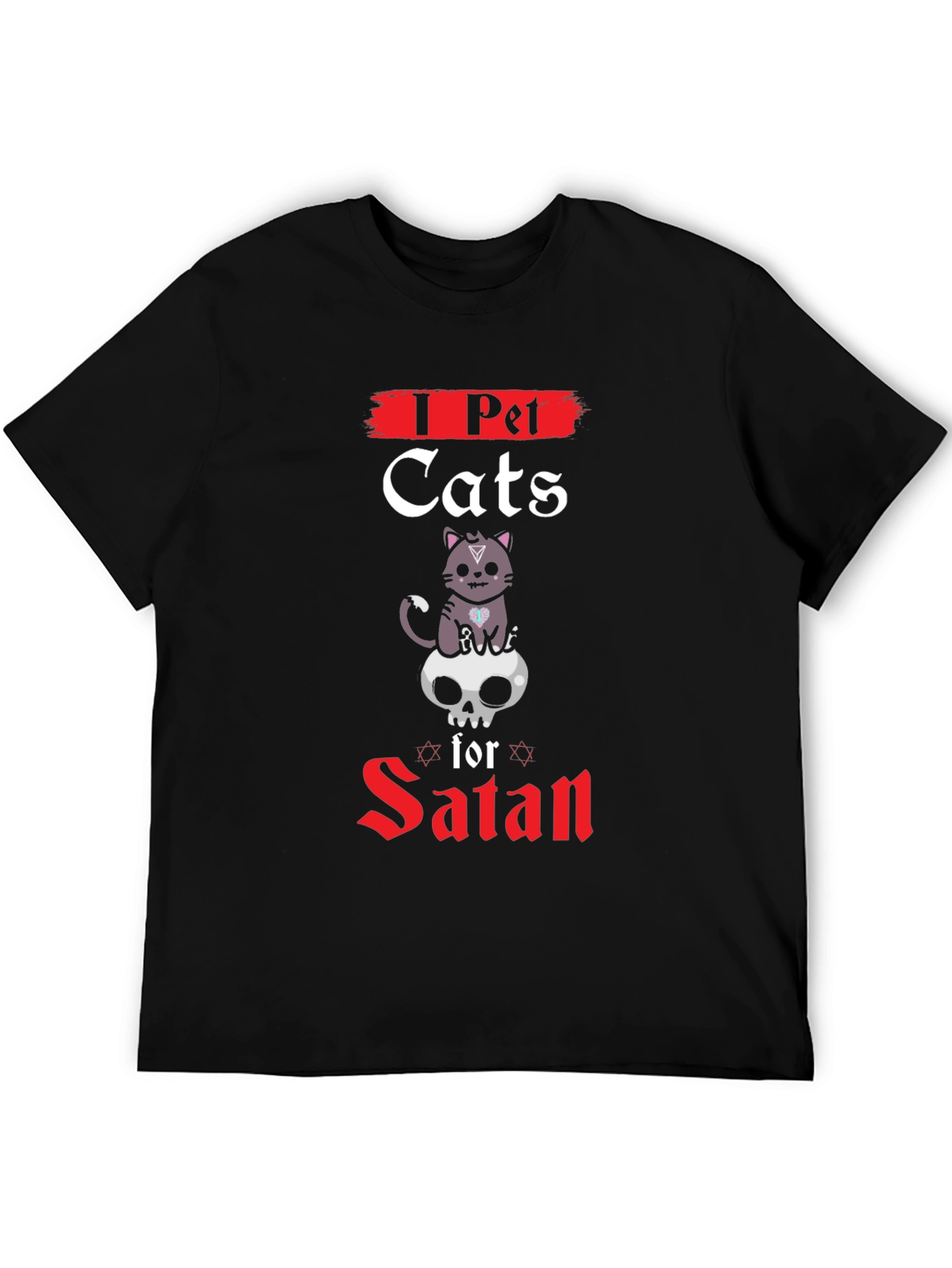 I Pet Cats for Satan T-Shirt