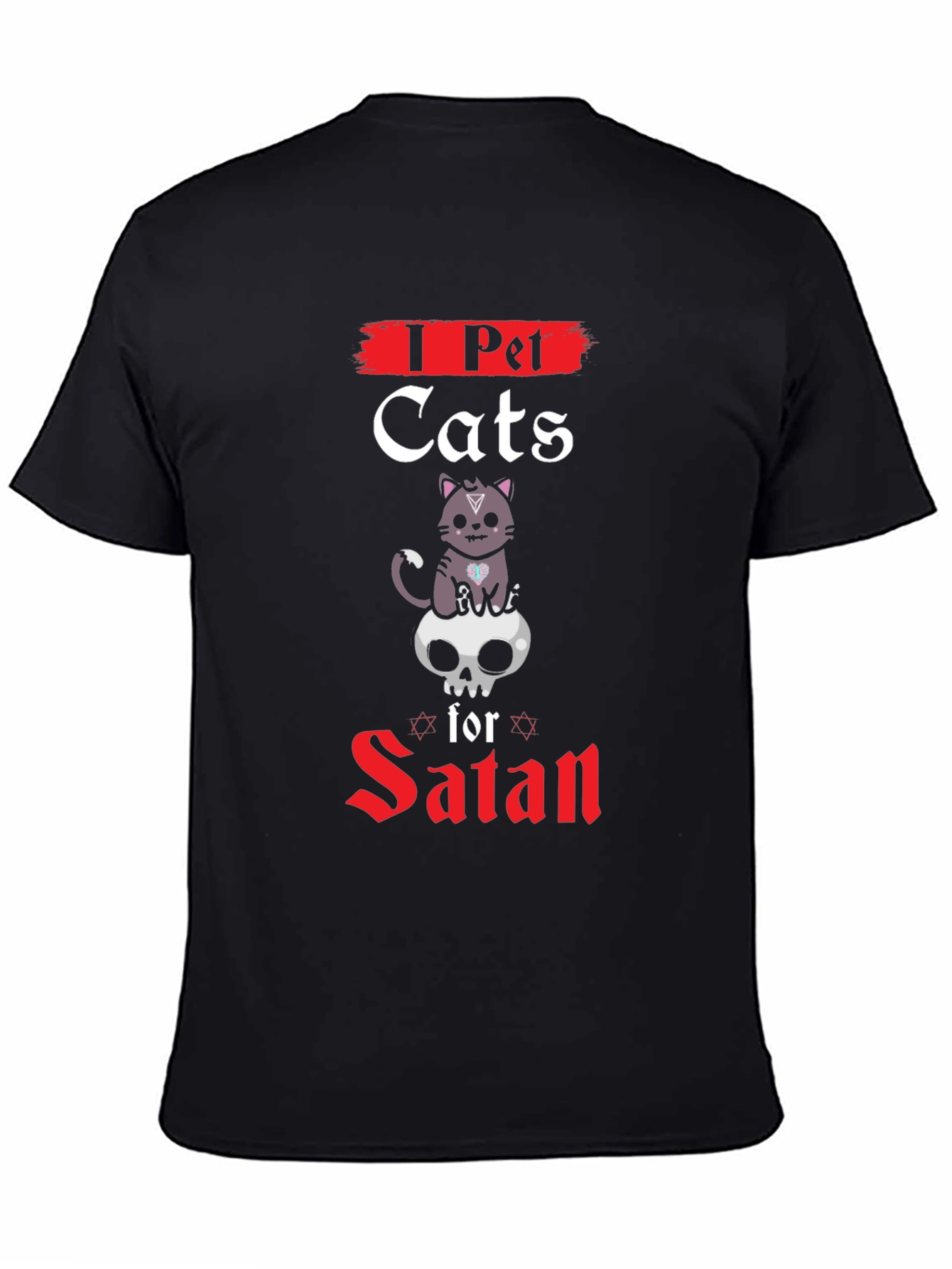 I Pet Cats for Satan T-Shirt