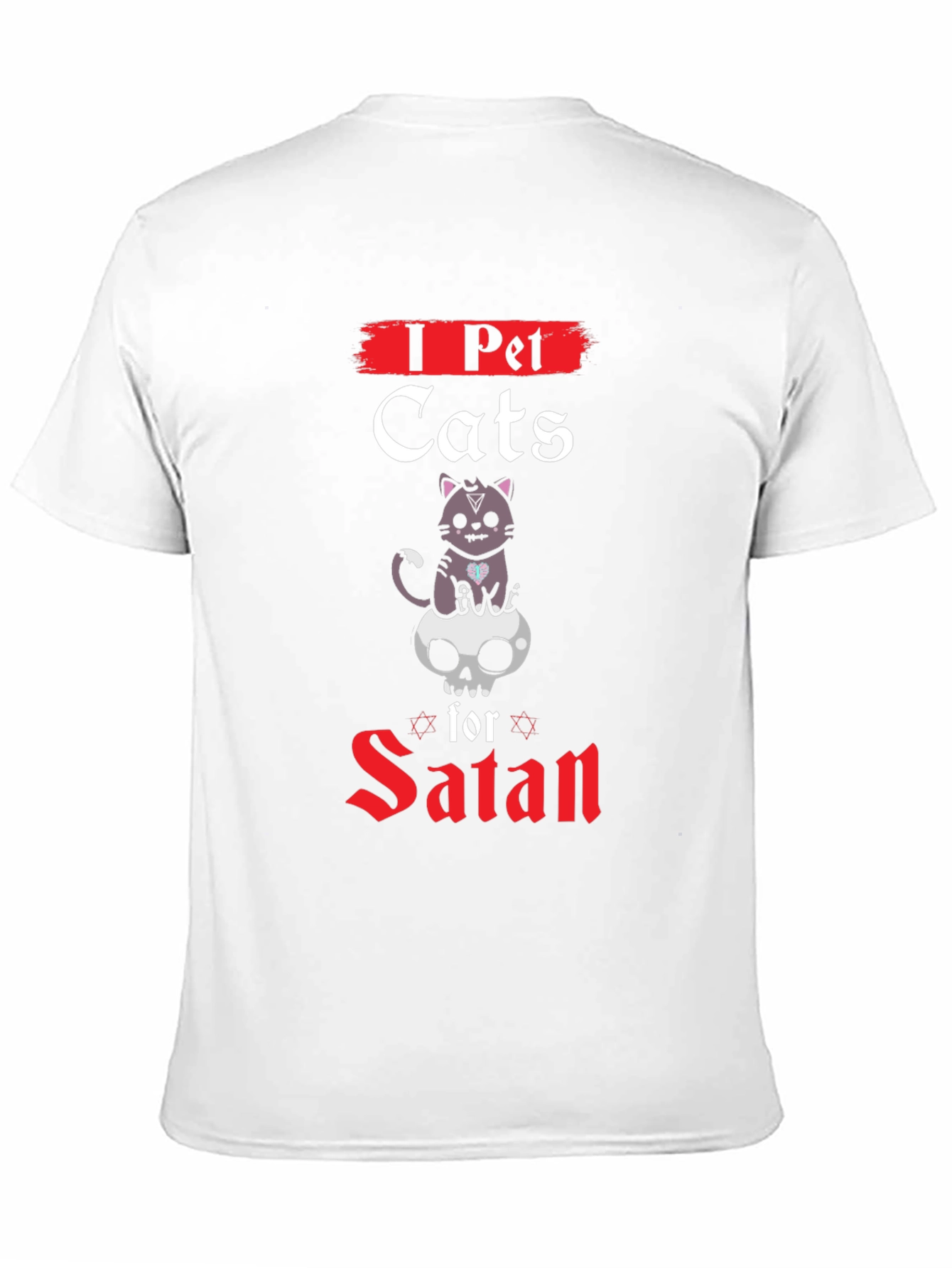 I Pet Cats for Satan T-Shirt