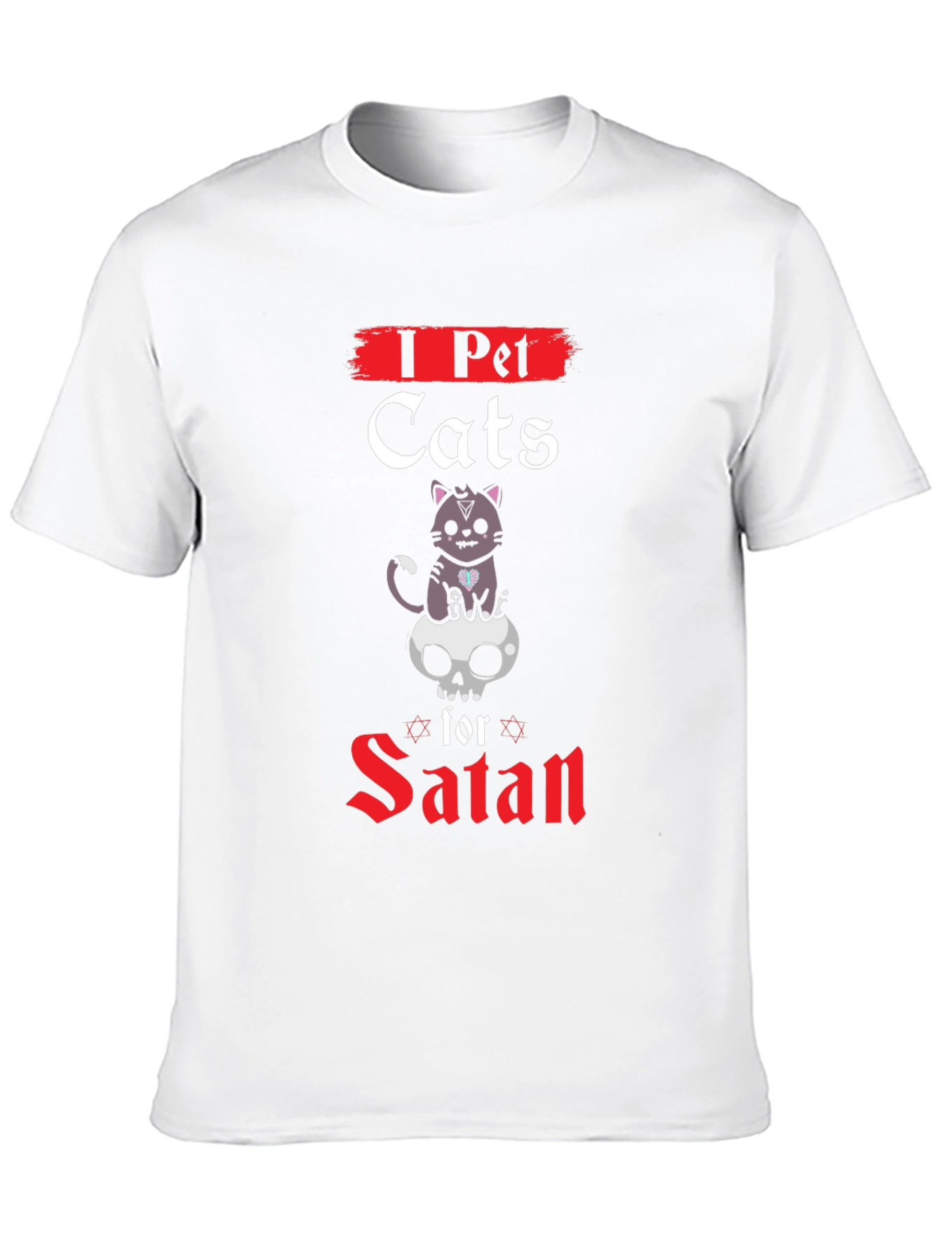 I Pet Cats for Satan T-Shirt