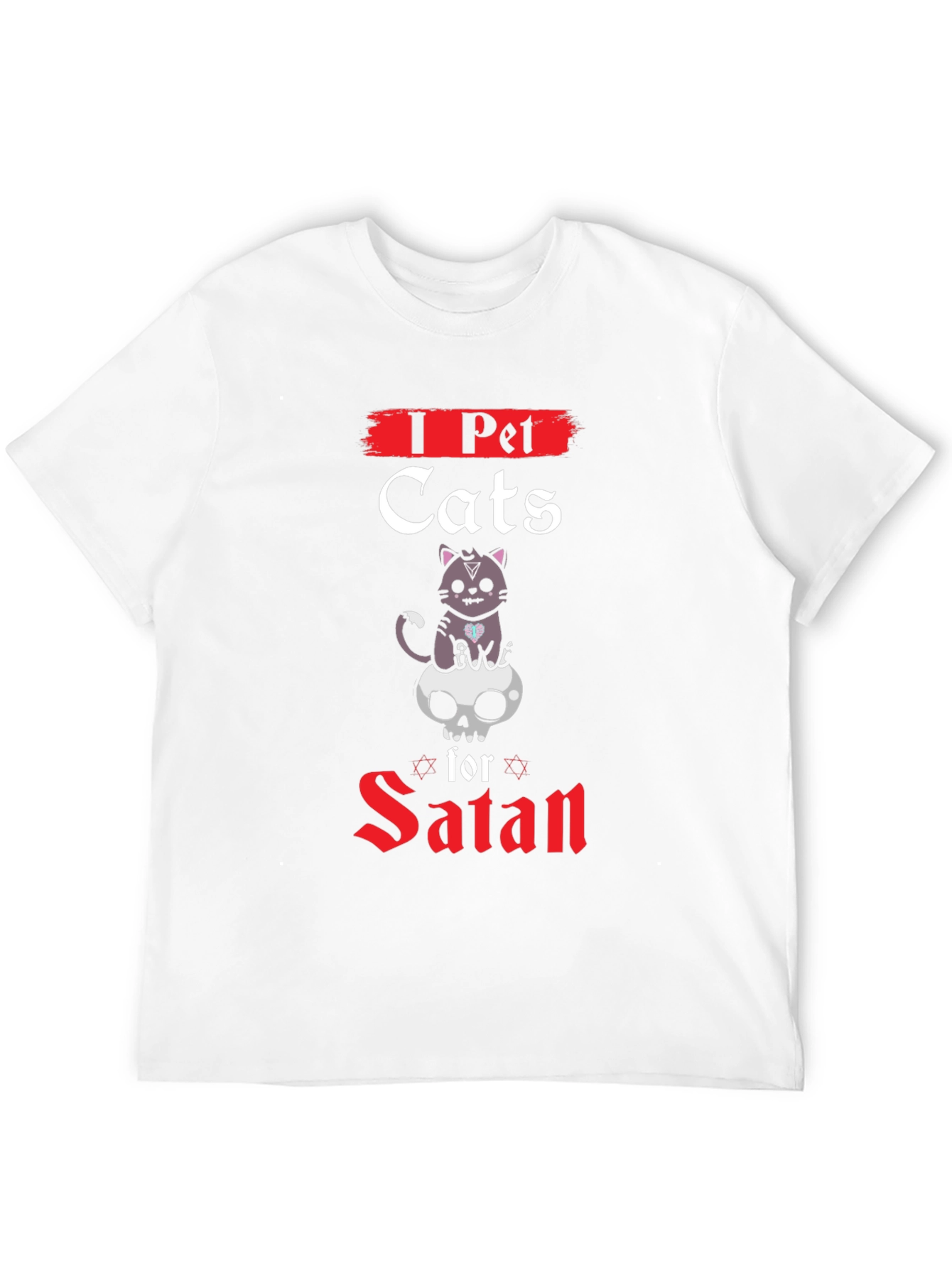 I Pet Cats for Satan T-Shirt