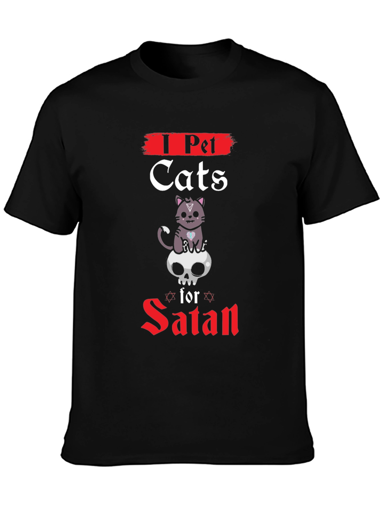I Pet Cats for Satan T-Shirt