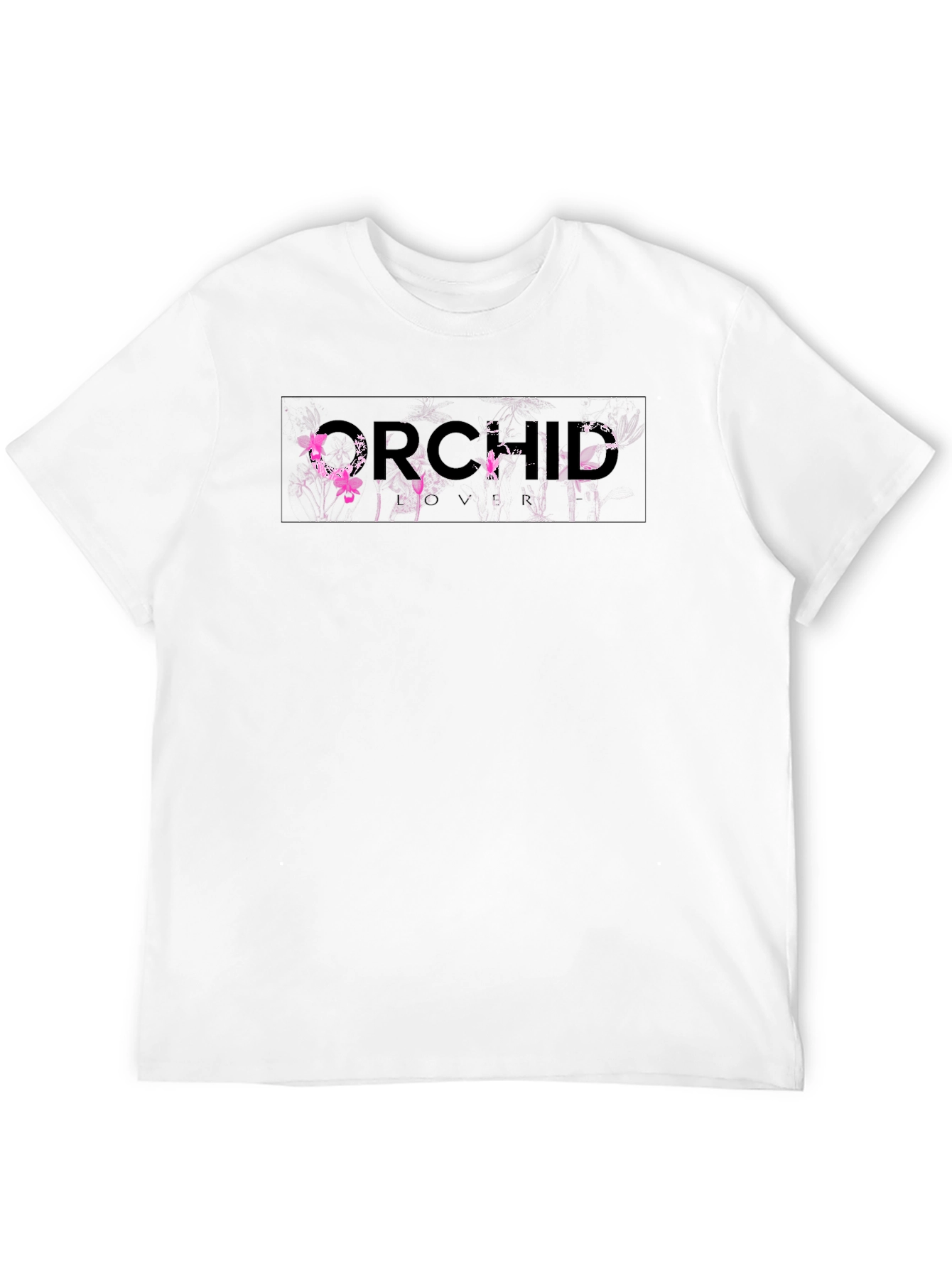 Orchid Lover T-Shirt - Modern Graphic Tee