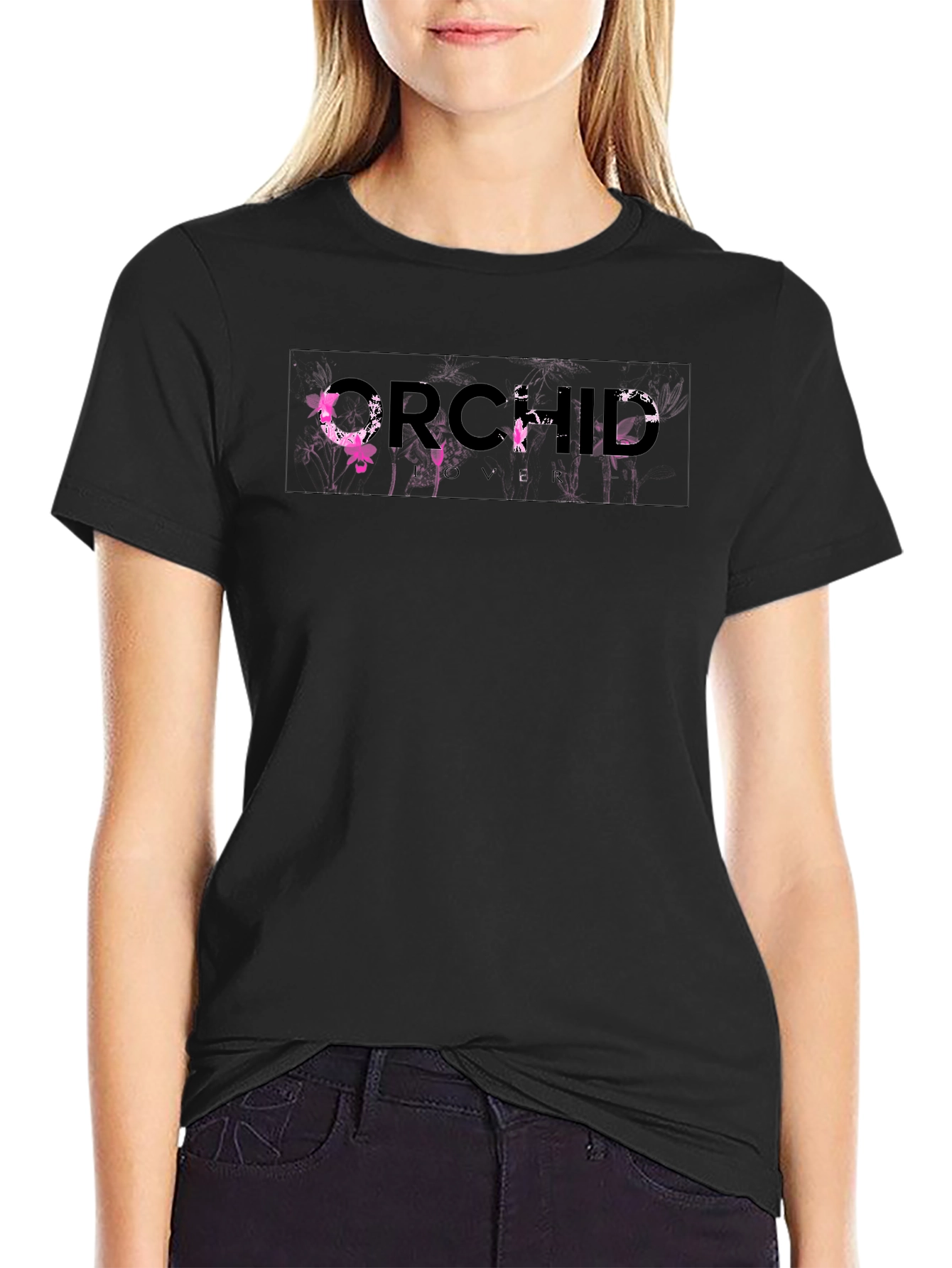 Orchid Lover T-Shirt - Modern Graphic Tee