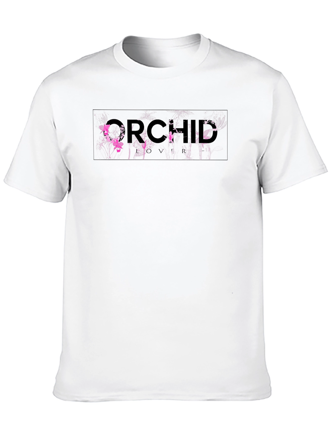Orchid Lover T-Shirt - Modern Graphic Tee